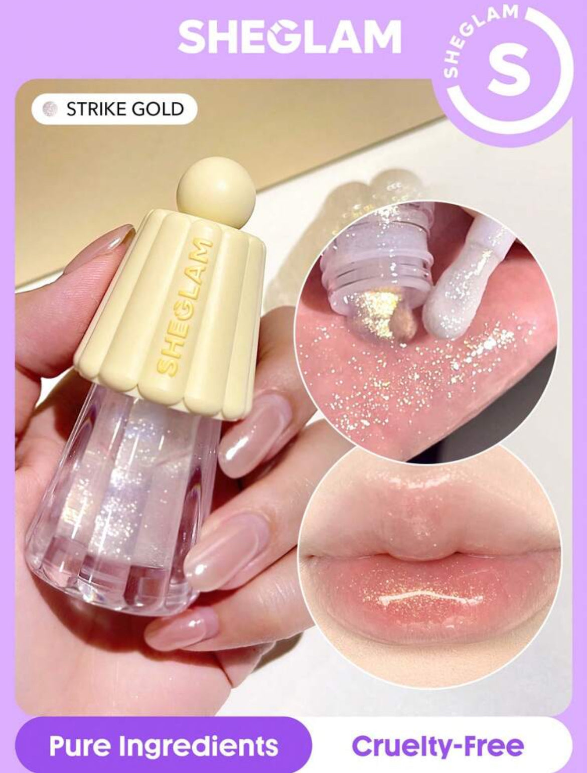 Sheglam Lip Oil Strike Gold