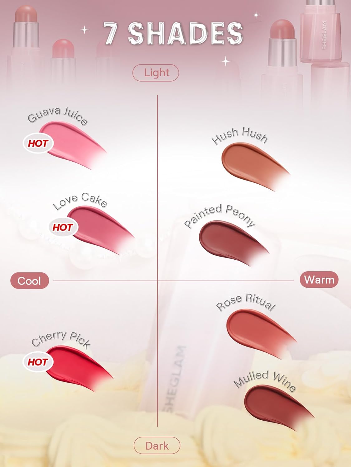 Sheglam Buttery Bliss Blush Sticks Best Selling