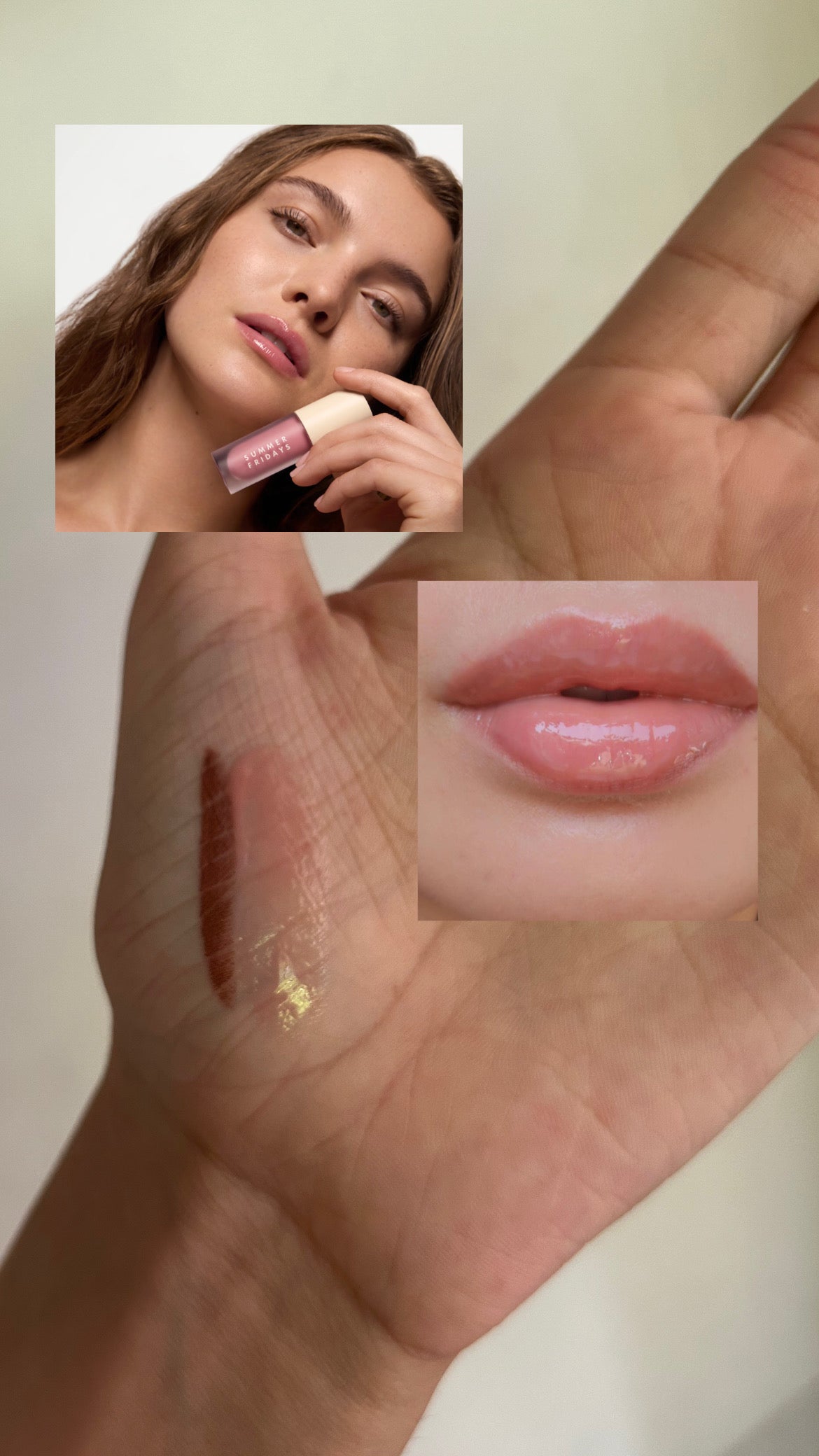 Rhode Lip Liner and Summer Friday Lip Oil Duo