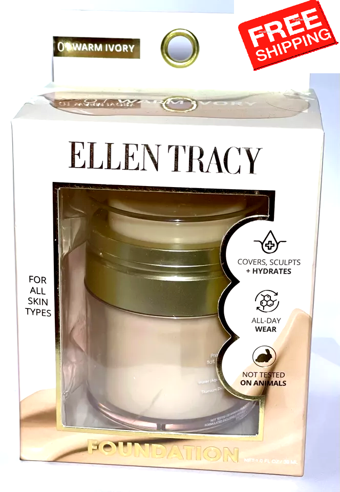 Ellen Tracy 01 warm ivory foundation