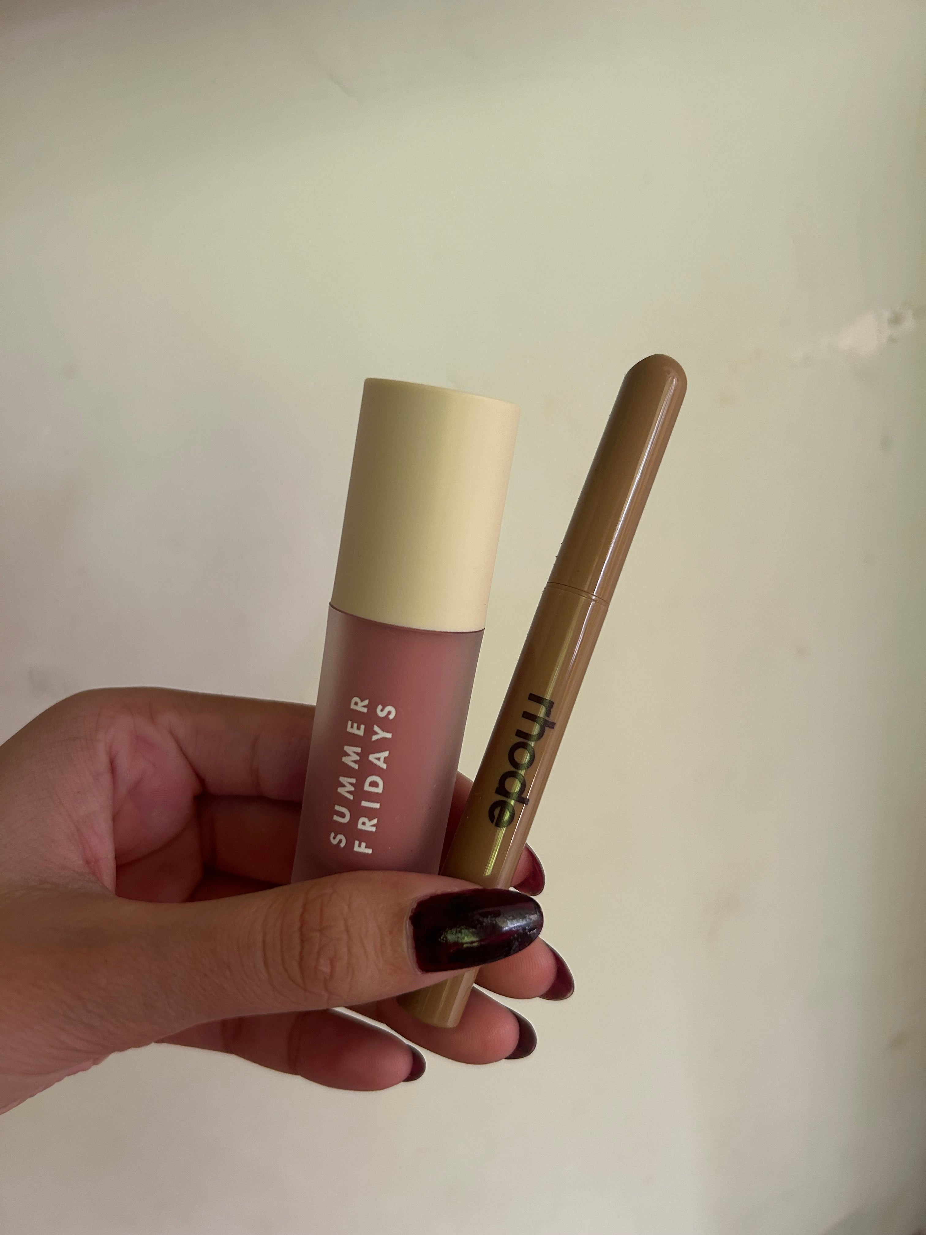 Rhode Lip Liner and Summer Friday Lip Oil Duo