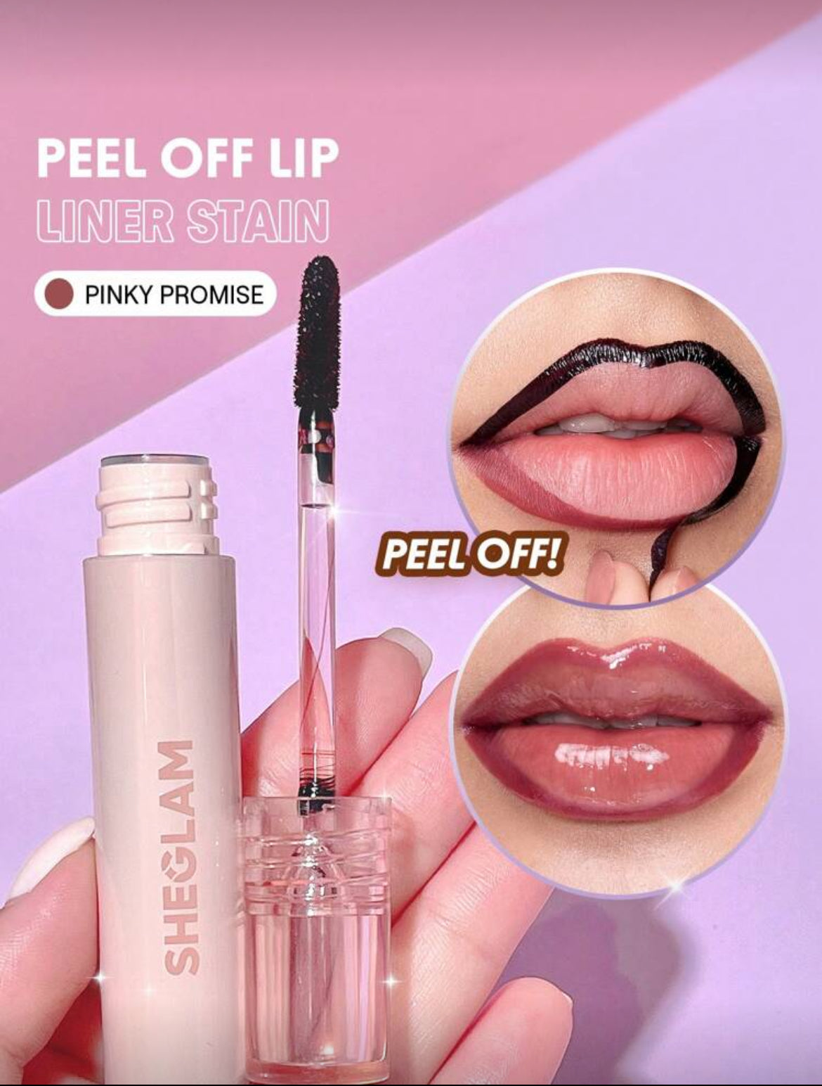 Sheglam Peel Off liner stain Pinky Promise