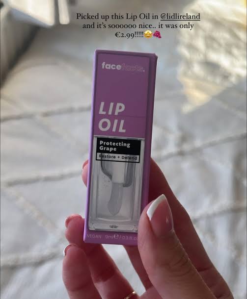 FaceFacts Grape Lip Oil